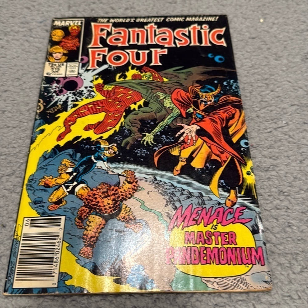 Marvel Comics Fantastic Four #315 Newsstand  - 1961 series Marvel comics
